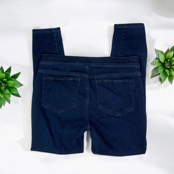 J. Jill 5-Pocket Denim Leggings in Shoreline Dark Wash - Size 6 - Picture 7 of 10